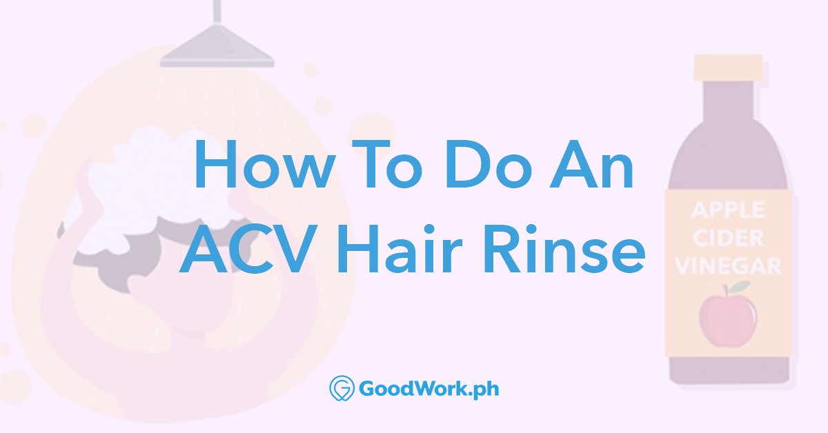 acv rinse for hair